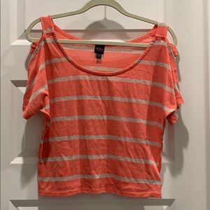 Bebe striped top
